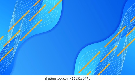 Abstract blue geometric composition, speed technology futuristic sport design background vector illustration.