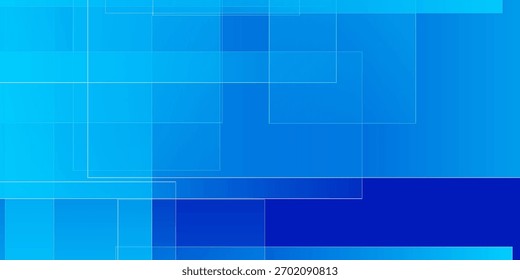 Fundo geométrico azul abstrato. Ilustração de vetor elegante