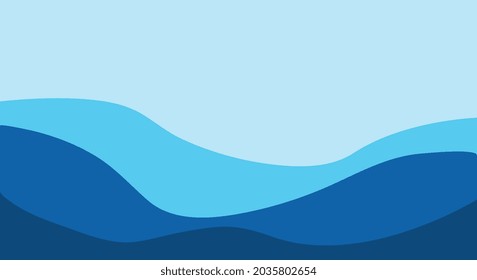 Resumen del fondo de la capa superior geométrica diagonal azul. Puede usar para publicidad, afiche, plantilla, presentación comercial. Ilustración del vector
