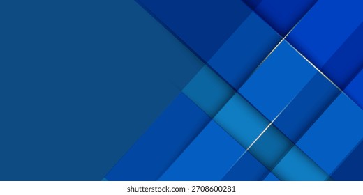 Fundo abstrato da camada de sobreposição diagonal geométrica azul. Você pode usar para anúncio, cartaz, modelo, apresentação comercial. vetor