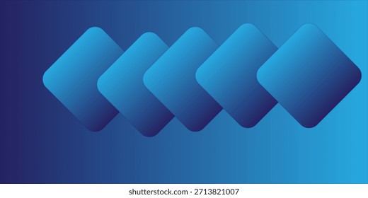 Abstract Blue Geometric Diamond Pattern Background With Gradients And Soft Edges eps 10