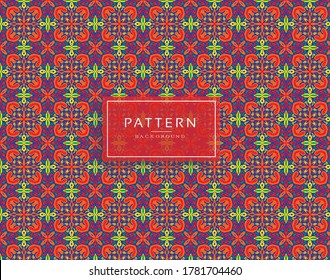 Abstract blue geometric ethnic repeat pattern ornamental. Fabric fashion trendy textile design.