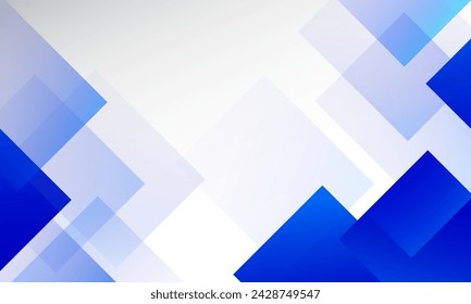 Abstract blue geometric gradient background. Vector illustration