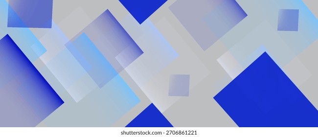Abstrakter blauer geometrischer Farbverlauf-Hintergrund. Vektorgrafik