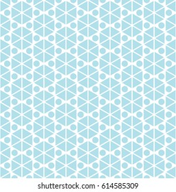 abstract blue geometric hexagon deco art pattern background