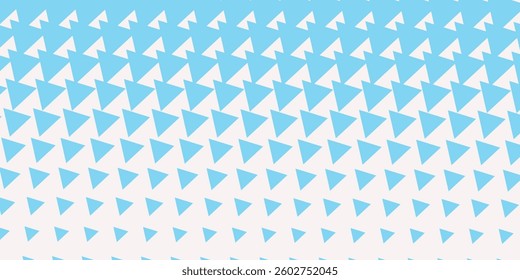 Abstract blue geometric hipster fashion design print halftone triangle pattern