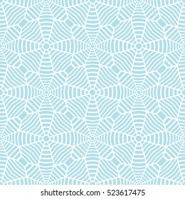 Abstract blue geometric hipster fashion pillow pattern