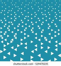 Abstract blue geometric hipster fashion design print triangle pattern