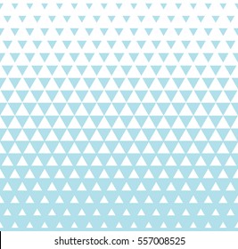 Abstract blue geometric hipster fashion design print halftone triangle pattern