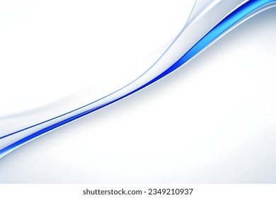 Abstract blue geometric. Isolate on white background. Vector illustration.
