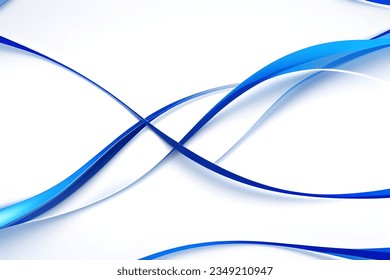 Abstract blue geometric. Isolate on white background. Vector illustration.