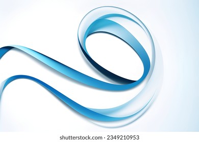 Abstract blue geometric. Isolate on white background. Vector illustration.