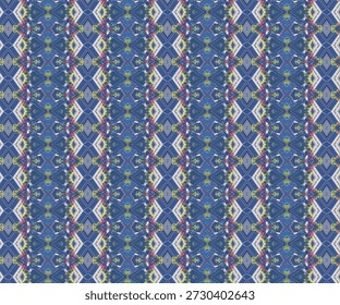 Padrão caleidoscópio geométrico azul abstrato com simetria, textura, fundo e design moderno, perfeito para papel de parede, arte digital, fundo criativo.