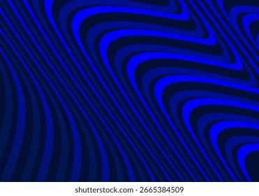 	
Líneas geométricas azules Abstractas sobre fondo azul. Moderno patrón futurista azul degradado brillante. Concepto de tecnología futurista, adecuado para cubiertas, carteles, Anuncios, volantes, Sitios web, etc.	
