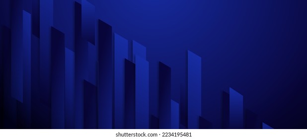 Abstract blue geometric lines repeat with futuristic technology digital hi-tech concept background. Vector illustration