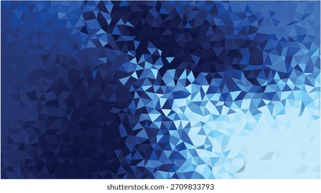 Textura de fondo geométrica de triángulo de bajo poliéster azul Abstractas