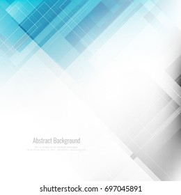 Abstract blue geometric modern background