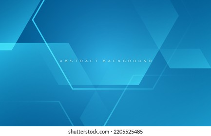 Abstract blue geometric overlap design modern futuristic technology background vector illustration.