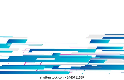 abstract blue geometric pattern and background