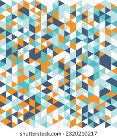 Abstract blue geometric pattern design. triangle pattern. Using for jersey printing

Vector formats. Eps 10
