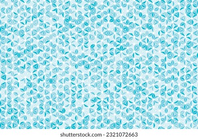Abstract blue geometric pattern design. triangle pattern. Using for jersey printing 