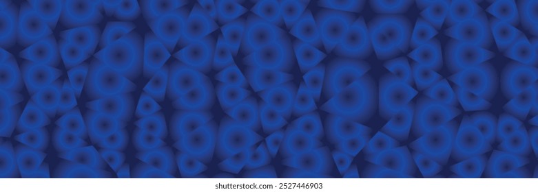 Abstract Blue Geometric Pattern, modern triangle, vector illustration.