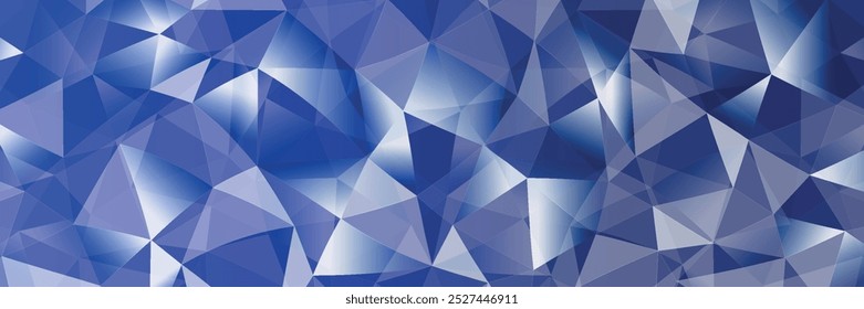 Padrão geométrico azul abstrato, triângulo moderno, ilustração vetorial, eps10.