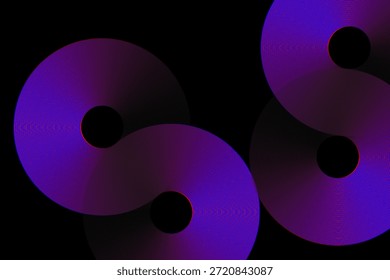 Patrón geométrico azul Abstractas con Gradientes vibrantes y efectos de luz circular