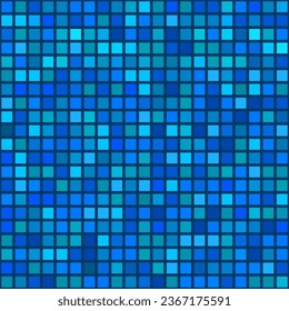 Resumen de fondo geométrico sin soldadura azul. Patrón de vector