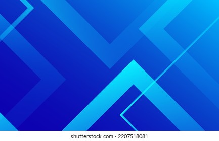 Abstract blue geometric shape background. Vector illustration