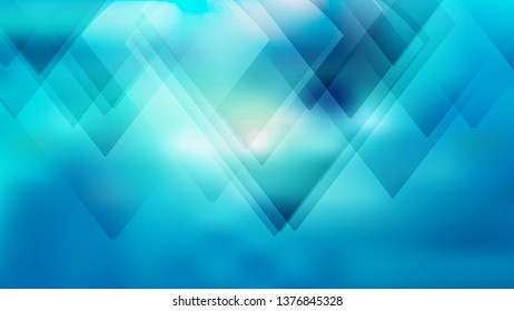 Abstract Blue Geometric Shapes Background