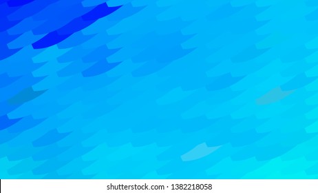 Abstract Blue Geometric Shapes Background