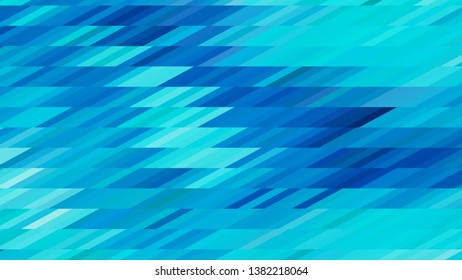 Abstract Blue Geometric Shapes Background