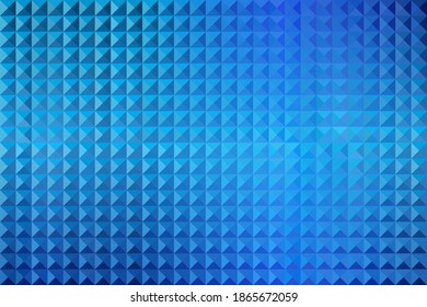 Abstract Blue Geometric Shapes Background - Illustration, 
Three dimensional mosaic vector