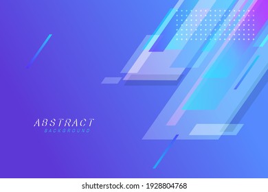Abstract blue geometric shapes background