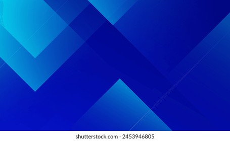 Abstract blue geometric shapes background.  ideal for social media, banner, card, advertisement. Vector illustration
