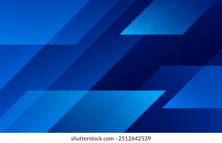 Abstract blue geometric shapes background. Vector illustration