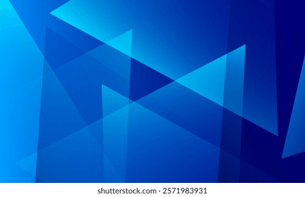 Abstract blue geometric shapes background. Vector illustration