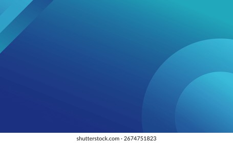 Abstract blue geometric shapes background design. Creative illustration for poster, web, landing, page, cover