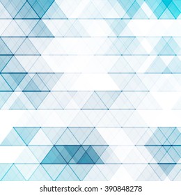 Abstract blue geometric shapes background