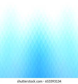 Abstract blue geometric shapes background.