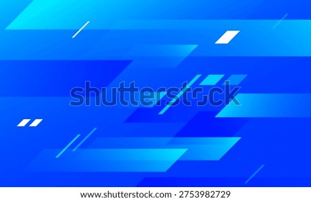 Abstract blue geometric shapes background. Vector illustration