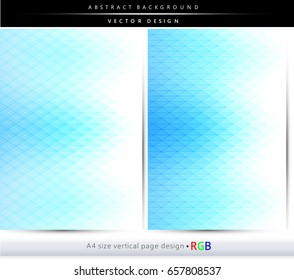 Abstract blue geometric shapes backgrounds, brochure & flyer covers.