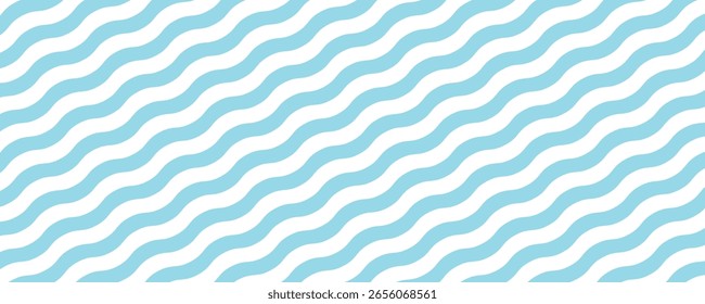 Patrón de onda diagonal simple geométrico azul Abstractas. Un elemento para la decoración y el diseño. Plantilla, Anuncio, antecedentes. Imitación de agua. Textura ondulada. Hermosas curvas de línea. Ilustración vectorial.