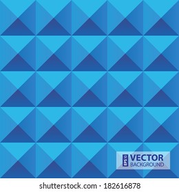 Abstract blue geometric squares seamless pattern. RGB EPS 10 vector illustration