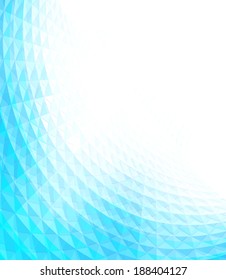 Abstract blue geometric style background