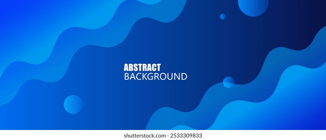 Abstract blue geometric style background. Dynamic shape composition. Vector illustration