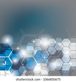 Abstract blue geometric texture. Vector banner background for web design. Can be adapt to Brochure, Annual Report, Magazine, Poster, Corporate Presentation, Portfolio, Flyer, Banner, Web.