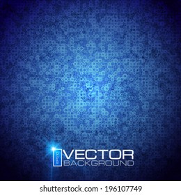 Abstract blue geometric texture for your business presentation. Vector illustration