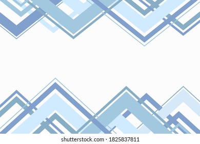 Abstract blue geometric triangles background.